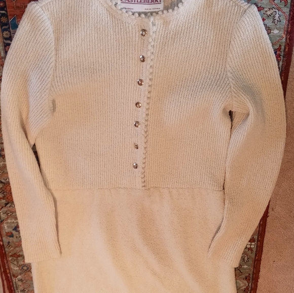 Vintage Castleberry Made in USA wool dress - Picture 3 of 13